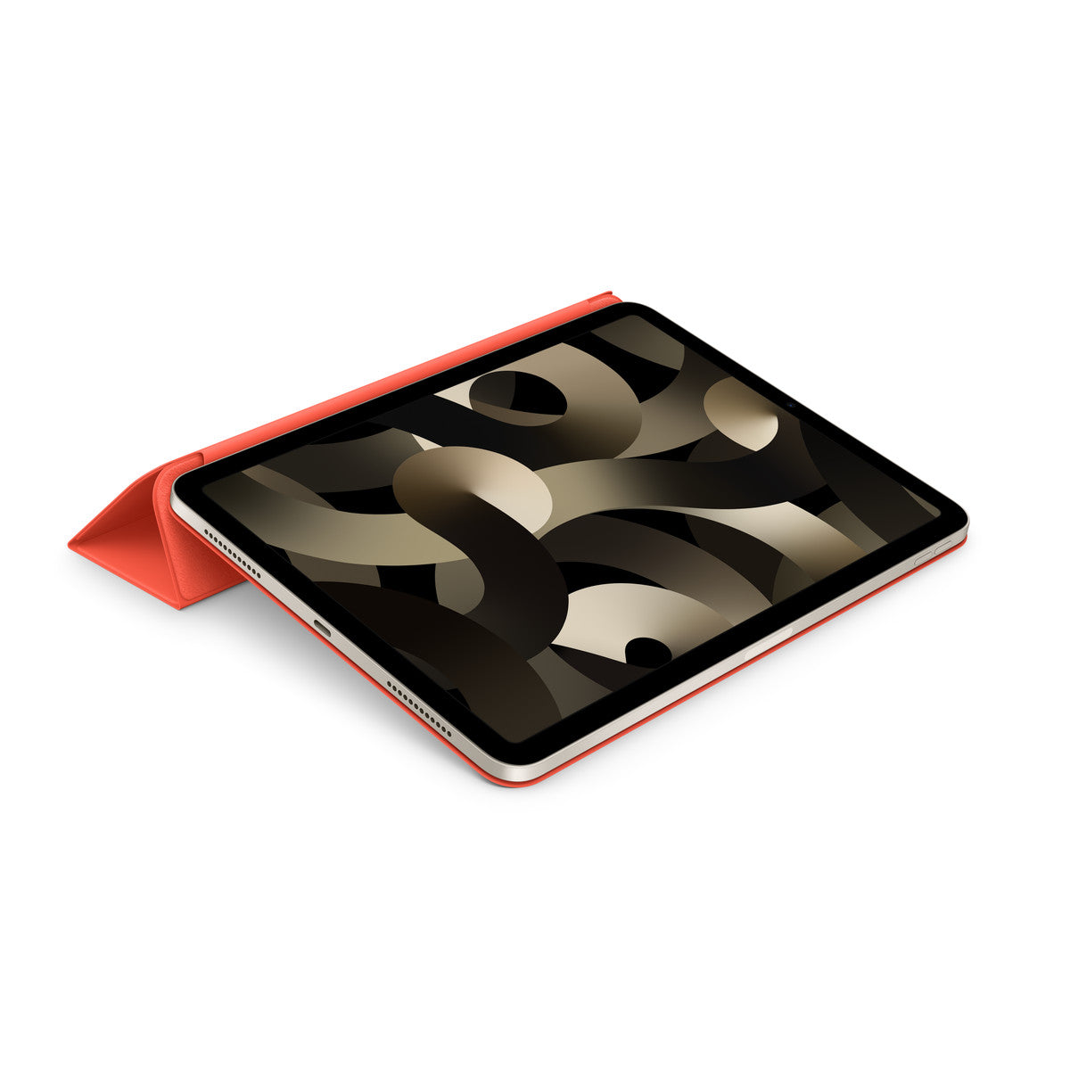 Funda con tapa para tableta - poliuretano - naranja eléctrico - para 10.9-inch iPad Air (4ª generación, 5ª generación)