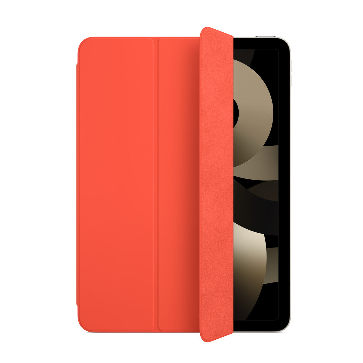 Funda con tapa para tableta - poliuretano - naranja eléctrico - para 10.9-inch iPad Air (4ª generación, 5ª generación)