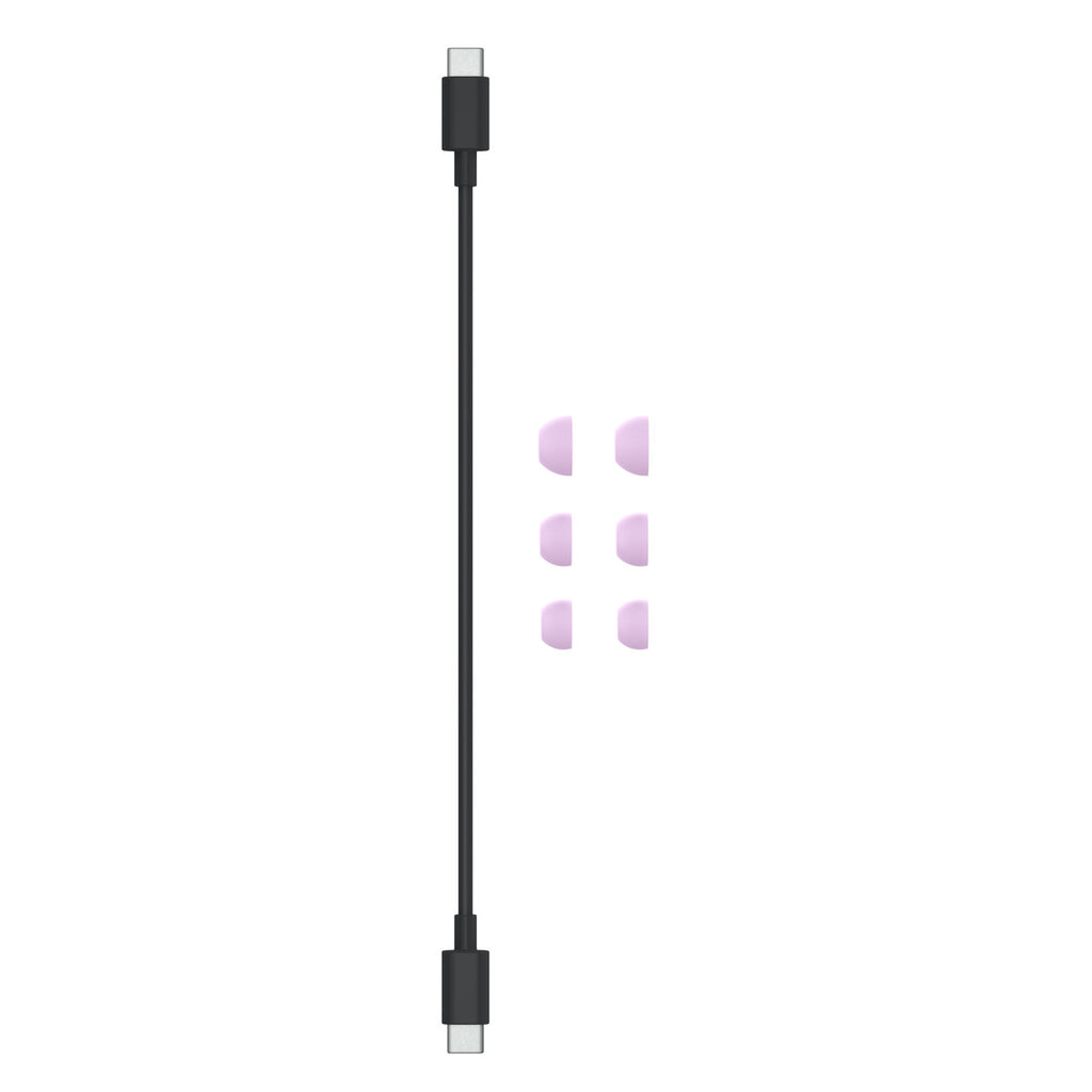 Auriculares inalámbricos con micro - en oreja - Bluetooth - cancelación de sonido activo - morado púrpura