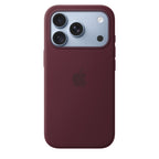 Apple iPhone 18 Pro Silicone Case with MagSafe - Burgundy (Apple - Protective cover for mobile phone - MagSafe compatibility - silicone - burgundy - for iPhone 18 Pro)