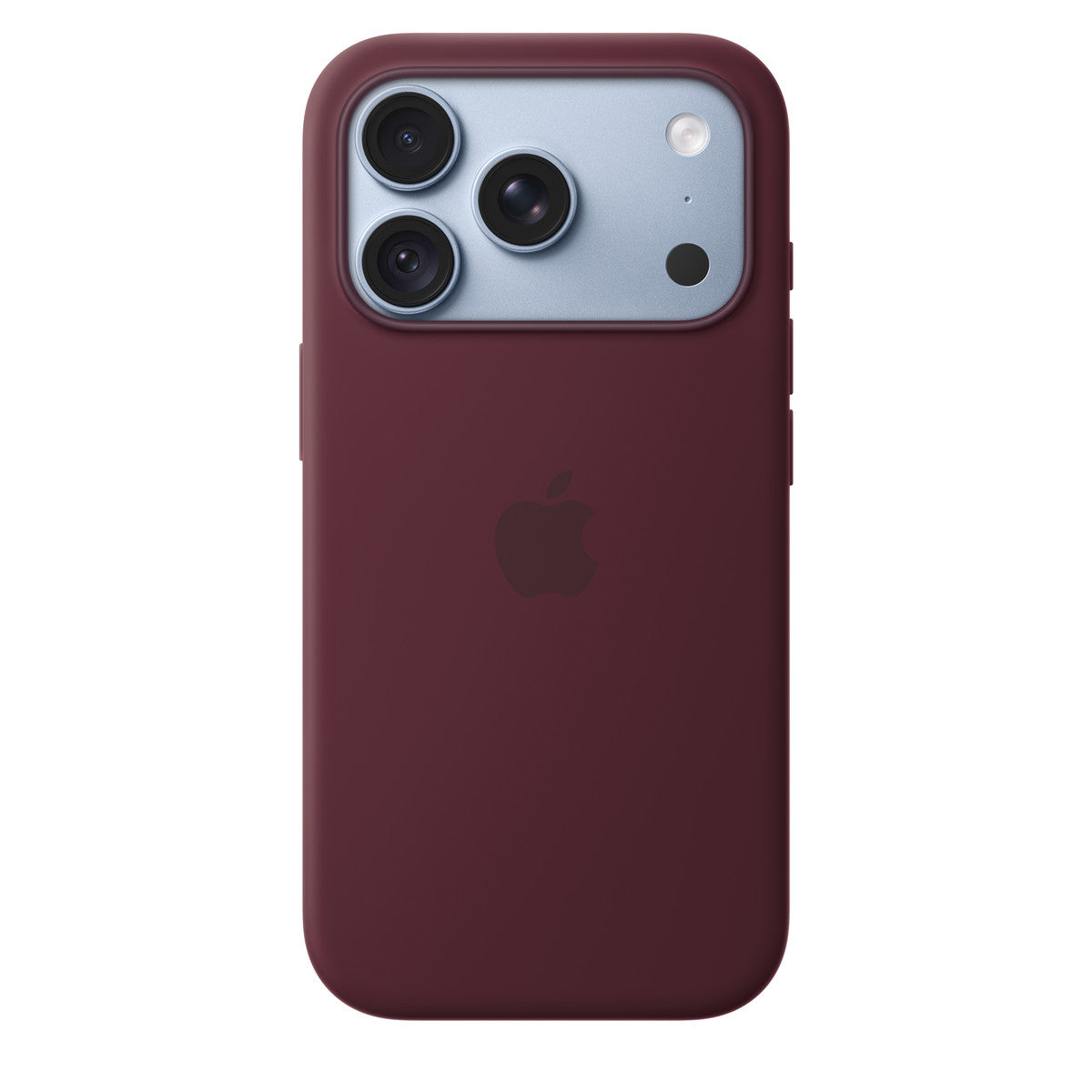 Apple iPhone 18 Pro Silicone Case with MagSafe - Burgundy (Apple - Protective cover for mobile phone - MagSafe compatibility - silicone - burgundy - for iPhone 18 Pro)