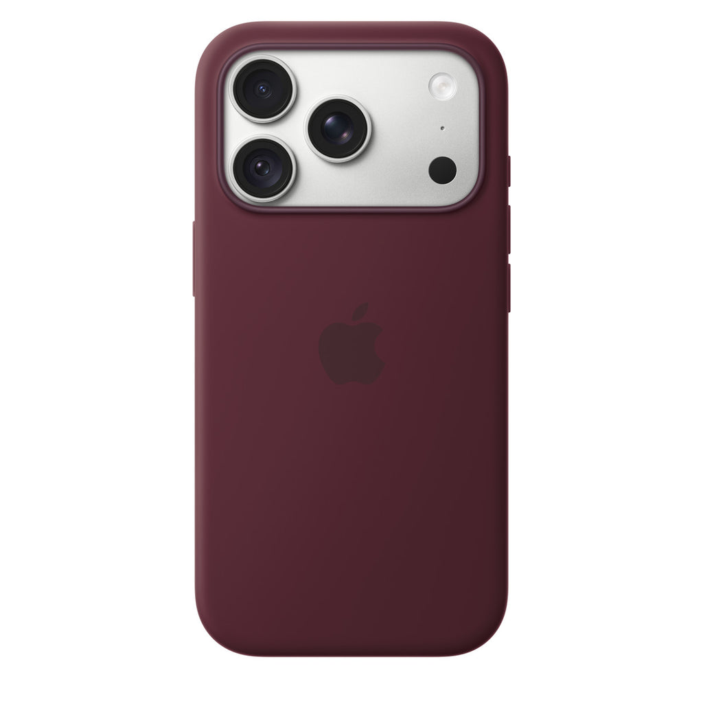 Apple iPhone 18 Pro Silicone Case with MagSafe - Burgundy (Apple - Protective cover for mobile phone - MagSafe compatibility - silicone - burgundy - for iPhone 18 Pro)