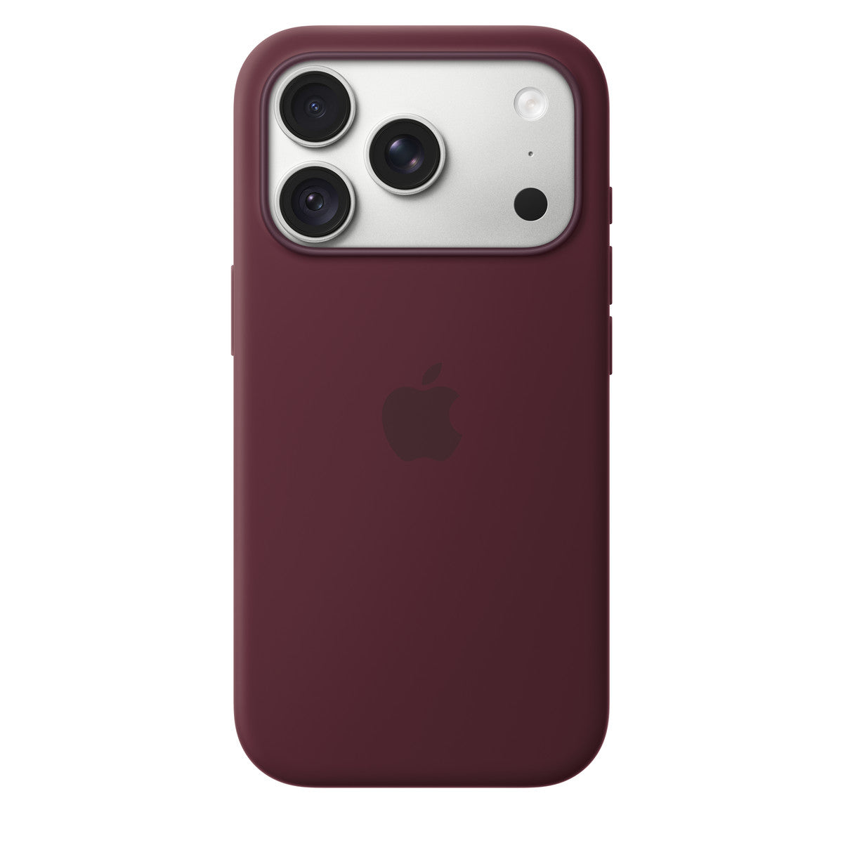 Apple iPhone 18 Pro Silicone Case with MagSafe - Burgundy (Apple - Protective cover for mobile phone - MagSafe compatibility - silicone - burgundy - for iPhone 18 Pro)
