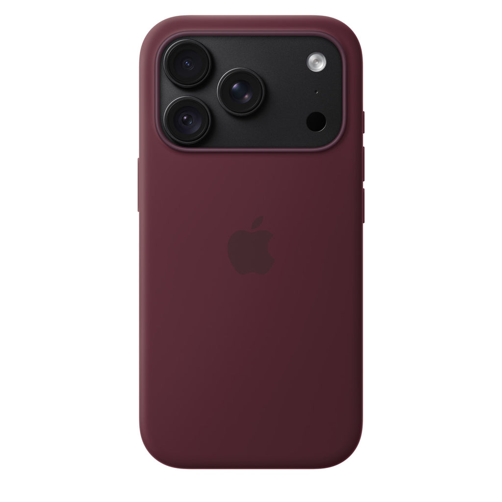Apple iPhone 18 Pro Silicone Case with MagSafe - Burgundy (Apple - Protective cover for mobile phone - MagSafe compatibility - silicone - burgundy - for iPhone 18 Pro)