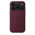 Apple iPhone 18 Pro Silicone Case with MagSafe - Burgundy (Apple - Protective cover for mobile phone - MagSafe compatibility - silicone - burgundy - for iPhone 18 Pro)