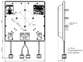 Antena - panel - Wi-Fi - 5.5 dBi, 6 dBi - exteriores