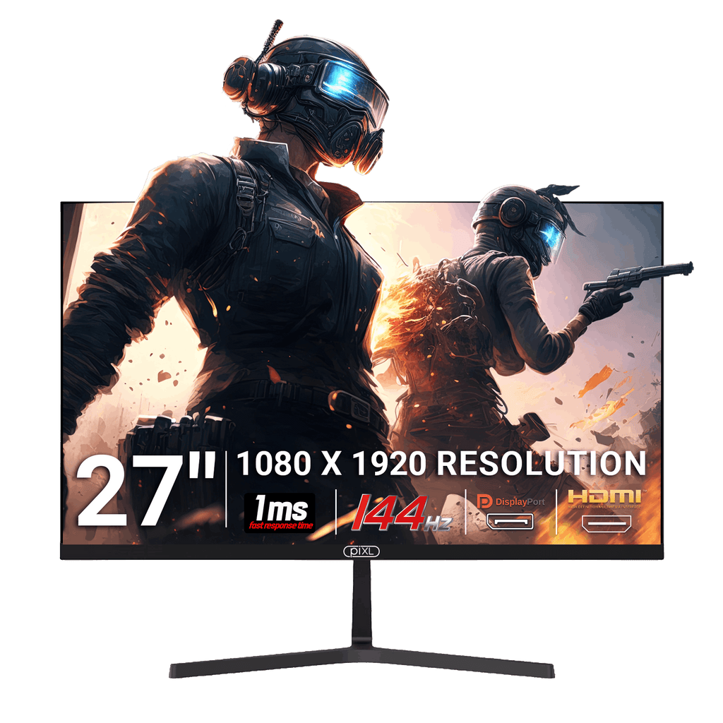 Monitor gaming panorámico IPS piXL PX27B221S 27 pulgadas 144Hz Full HD