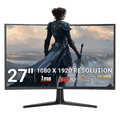 Monitor gaming curvo piXL PX27CC301B 27 pulgadas 240Hz HDR10+ Full HD