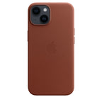 Tapa protectora para teléfono móvil - compatibilidad con MagSafe - cuero - sombra - para iPhone 14
