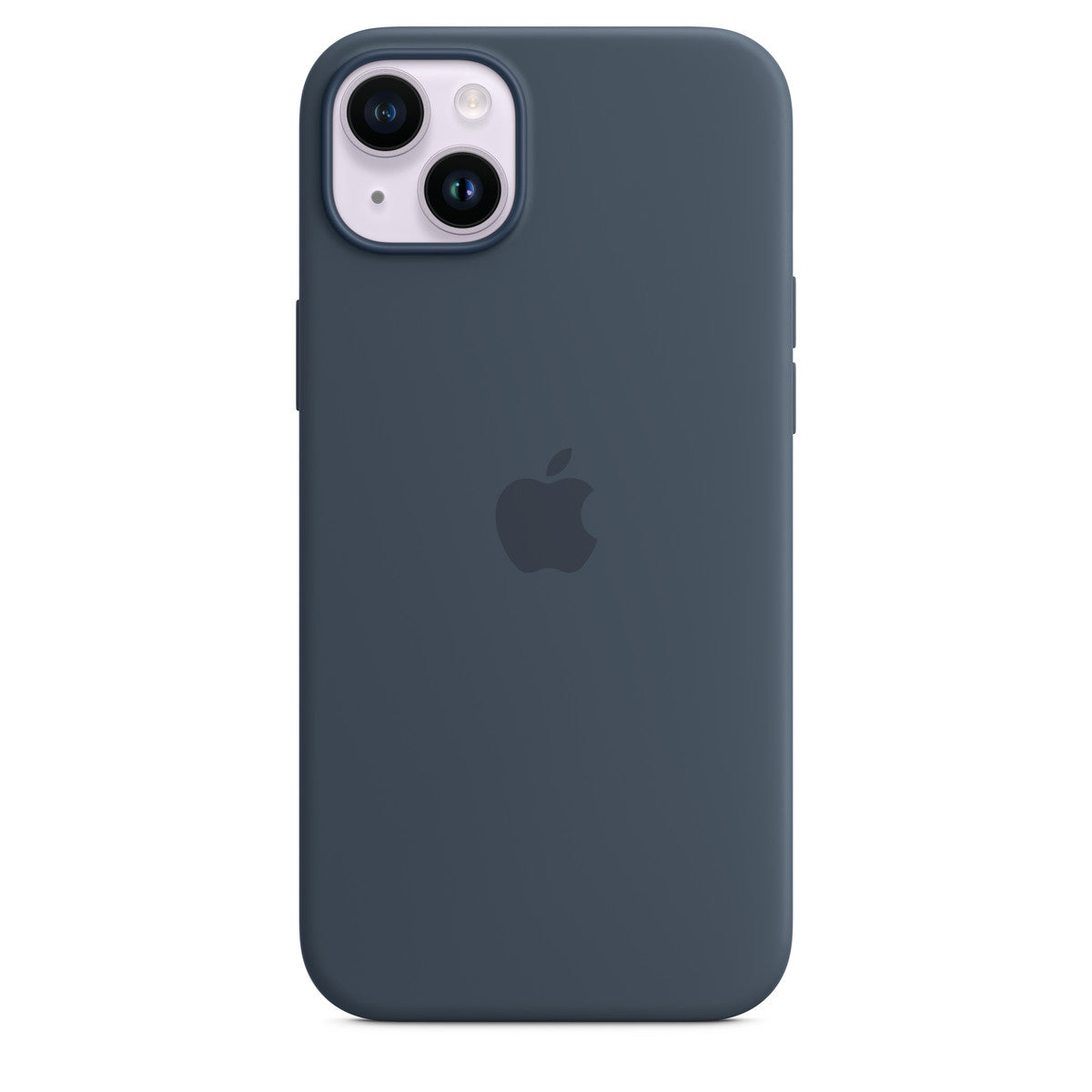 Tapa protectora para teléfono móvil - compatibilidad con MagSafe - silicona - azul tormenta - para iPhone 14 Plus