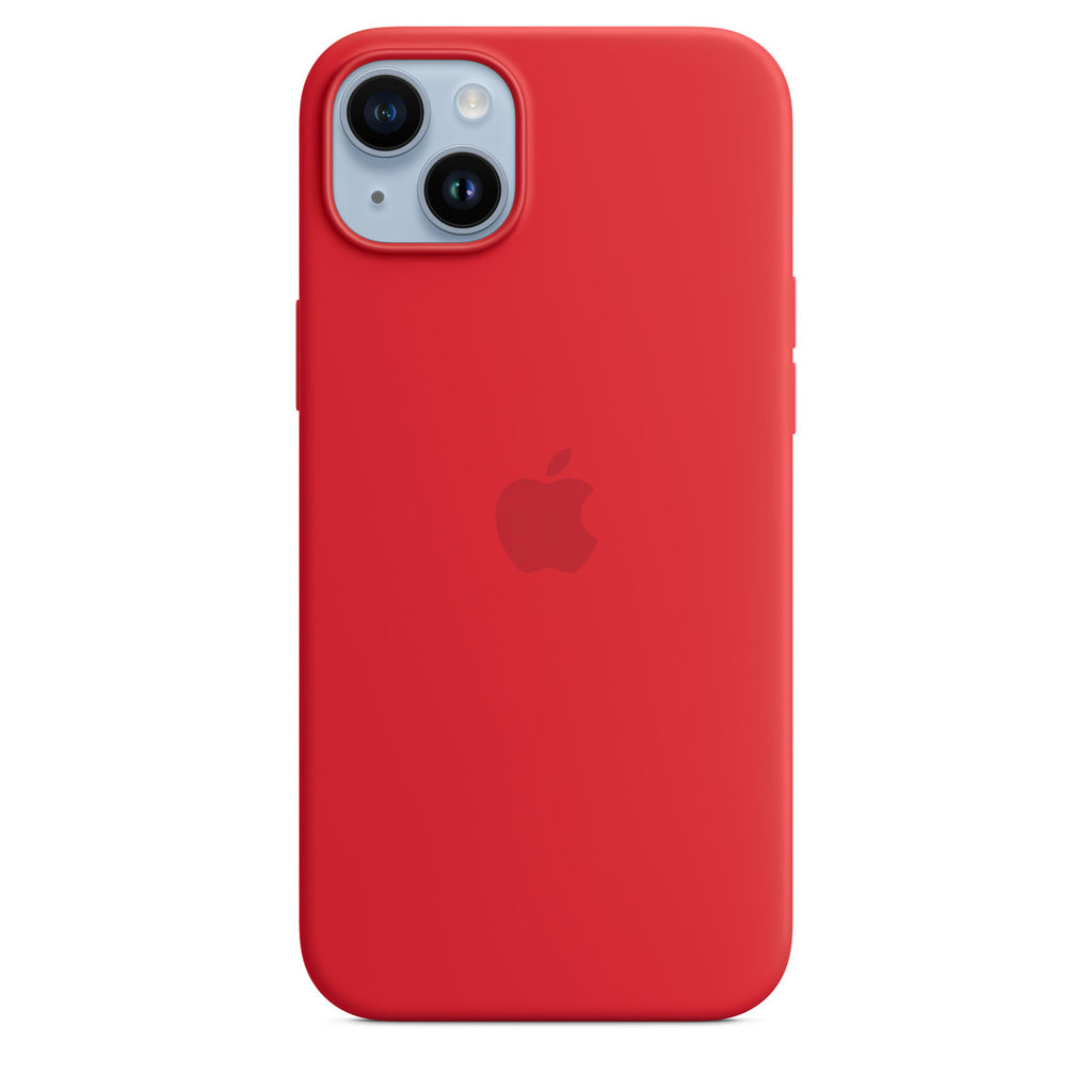 (PRODUCT) RED - tapa protectora para teléfono móvil - compatibilidad con MagSafe - silicona - rojo - para iPhone 14 Plus