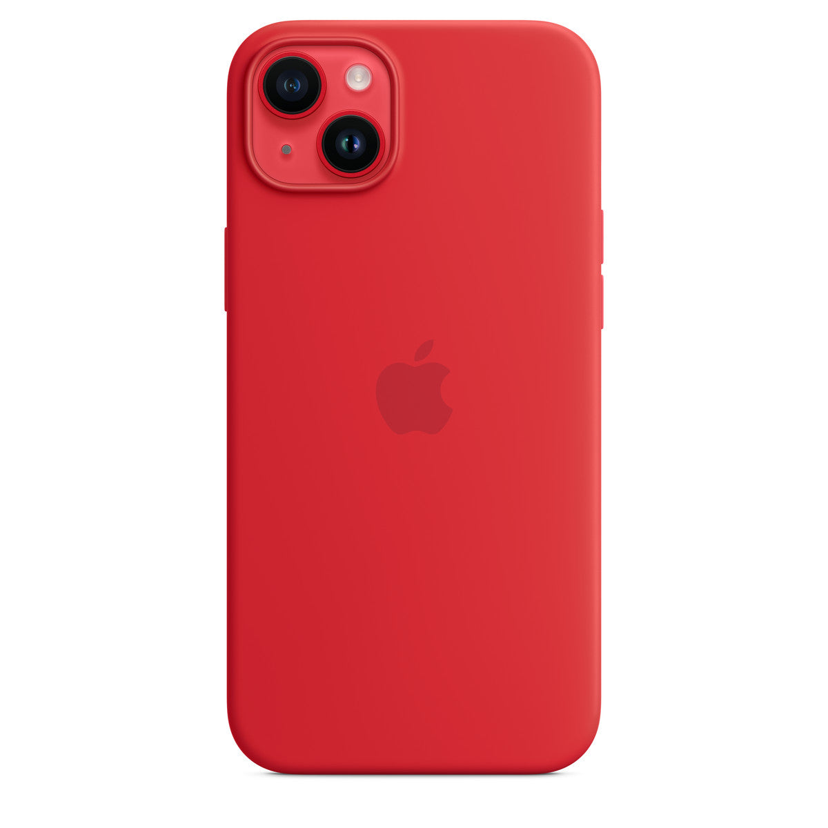 (PRODUCT) RED - tapa protectora para teléfono móvil - compatibilidad con MagSafe - silicona - rojo - para iPhone 14 Plus
