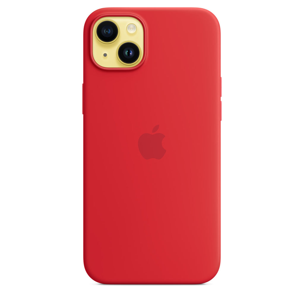 (PRODUCT) RED - tapa protectora para teléfono móvil - compatibilidad con MagSafe - silicona - rojo - para iPhone 14 Plus
