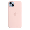 Apple iPhone 14 Plus Silicone Case with MagSafe - Chalk Pink (Apple - bagsidecover til mobiltelefon)