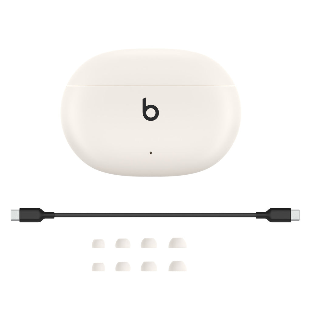 Beats by Dr. Dre Beats Studio Buds + Headset True Wireless Stereo [TWS] In-ear Calls/Music Bluetooth Ivory (Beats Studio Buds + - True wireless earphones with mic - in-ear - Bluetooth - active noise cancelling - ivory)
