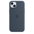 Tapa protectora para teléfono móvil - compatibilidad con MagSafe - silicona - azul tormenta - para iPhone 15 Plus