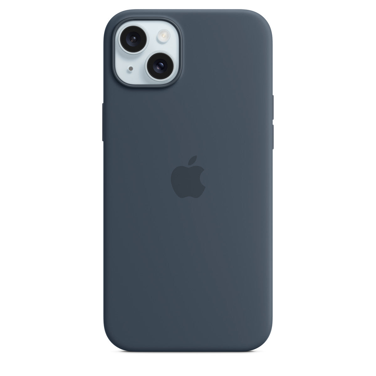 Tapa protectora para teléfono móvil - compatibilidad con MagSafe - silicona - azul tormenta - para iPhone 15 Plus