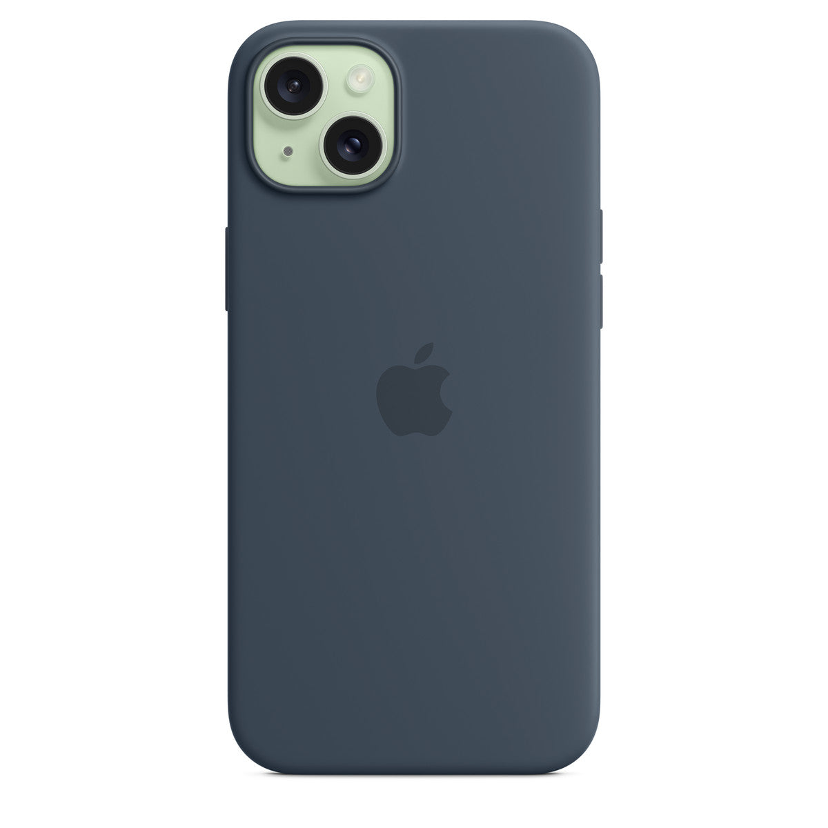 Tapa protectora para teléfono móvil - compatibilidad con MagSafe - silicona - azul tormenta - para iPhone 15 Plus