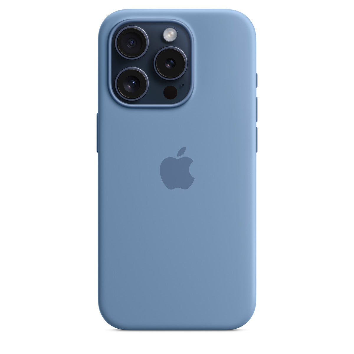 Apple iPhone 15 Pro Silicone Case with MagSafe - Winter Blue (^IPHONE 15 PRO SI CASE WINTER BLUE)
