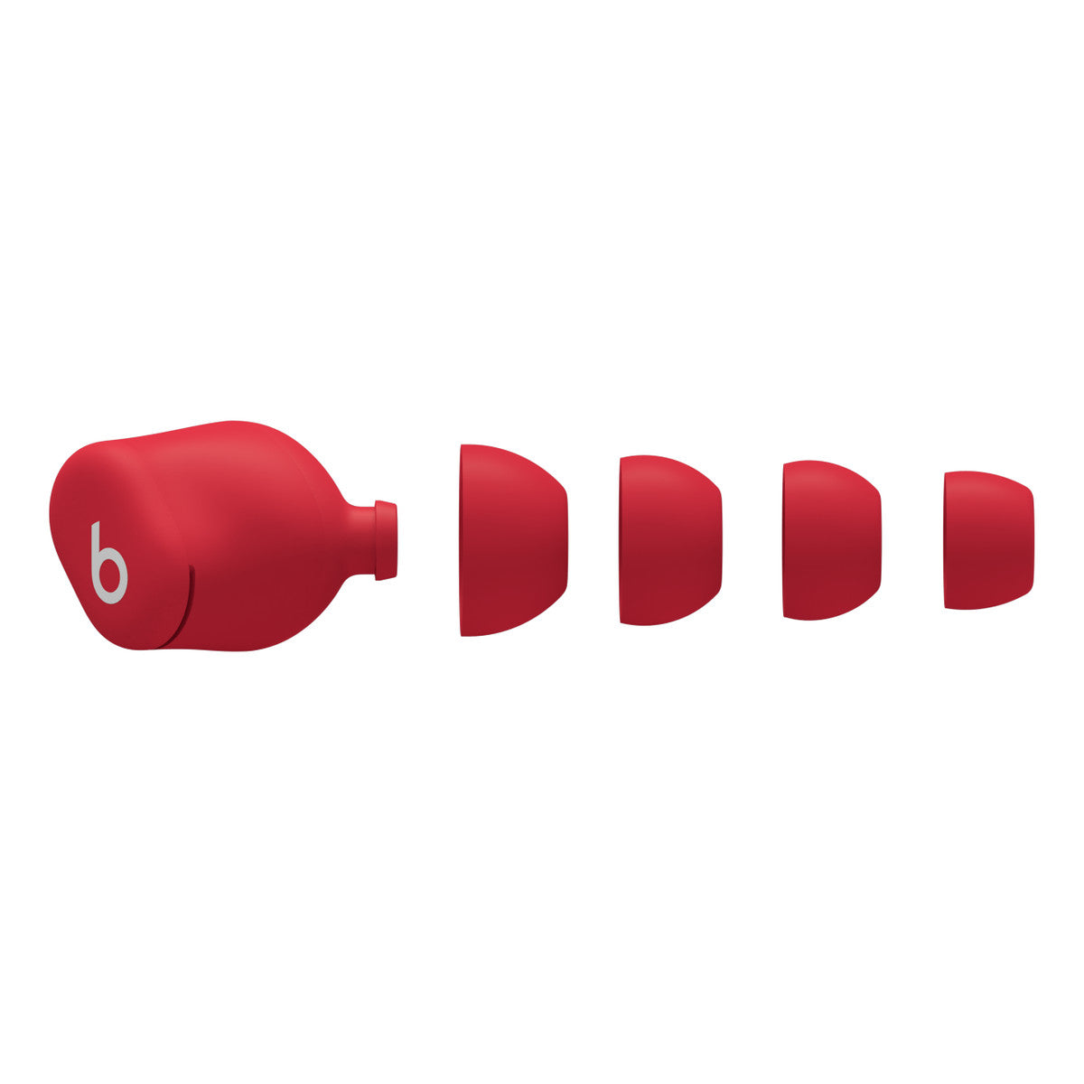 Apple Beats Solo Buds - True Wireless Earbuds - Transparent Red (Beats Solo Buds - True wireless earphones with mic - in-ear - Bluetooth - transparent red)