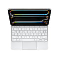 Caja de teclado y folio - con panel táctil - retroiluminación - Apple Smart connector - QWERTY - Inglés internacional - blanco