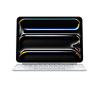 Caja de teclado y folio - con panel táctil - retroiluminación - Apple Smart connector - QWERTY - Inglés internacional - blanco
