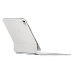 Caja de teclado y folio - con panel táctil - retroiluminación - Apple Smart connector - QWERTY - Inglés internacional - blanco