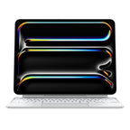 Caja de teclado y folio - con panel táctil - retroiluminación - Apple Smart connector - QWERTY - español - blanco