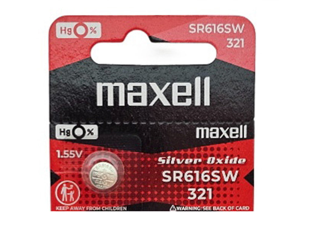 Maxell Pila doméstica de un solo uso SR616SW