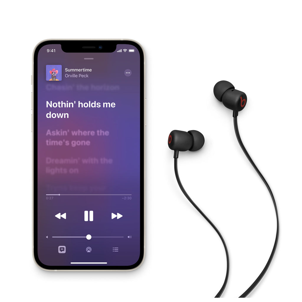 Auriculares internos con micro - en oreja - Bluetooth - inalámbrico - ritmos negros