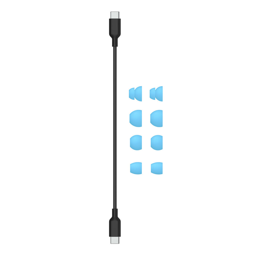 Auriculares internos con micro - en oreja - Bluetooth - inalámbrico - azul llama