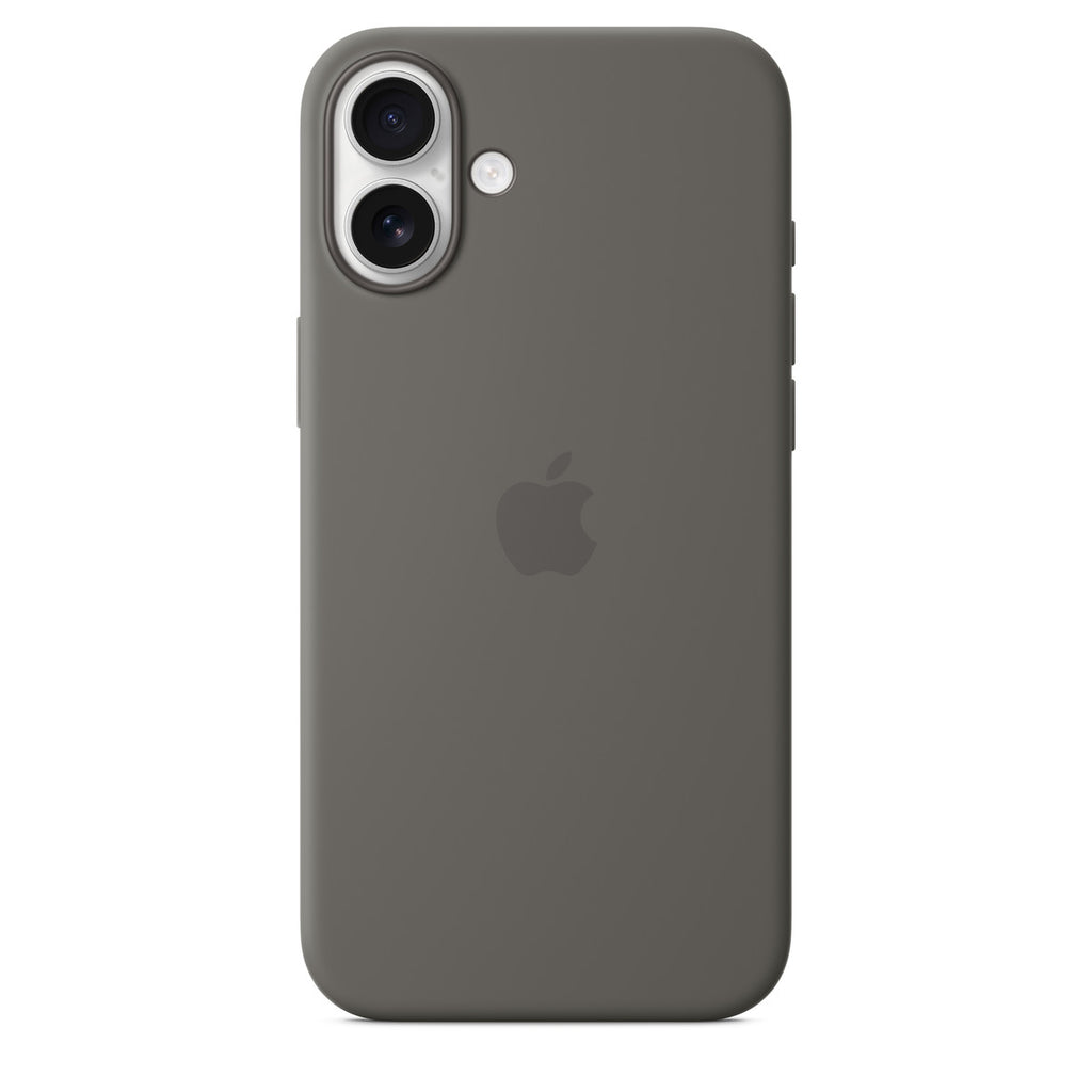 Apple iPhone 16 Plus Silicone Case with MagSafe - Stone Gray (^IPHONE 16 PLUS SIL CASESTON)