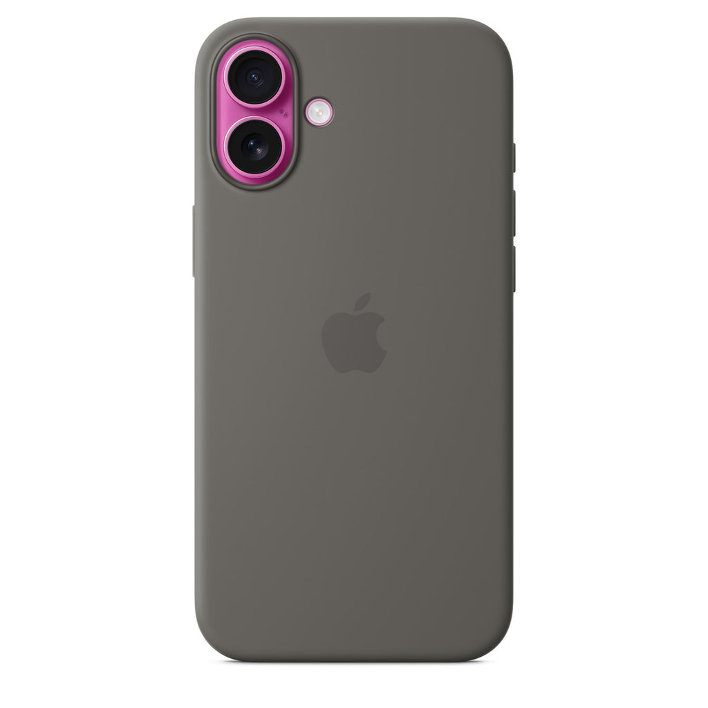 Apple iPhone 16 Plus Silicone Case with MagSafe - Stone Gray (^IPHONE 16 PLUS SIL CASESTON)