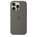 Tapa protectora para teléfono móvil - compatibilidad con MagSafe - silicona - stone grey - para iPhone 16 Pro