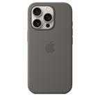 Tapa protectora para teléfono móvil - compatibilidad con MagSafe - silicona - stone grey - para iPhone 16 Pro