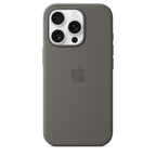 Tapa protectora para teléfono móvil - compatibilidad con MagSafe - silicona - stone grey - para iPhone 16 Pro