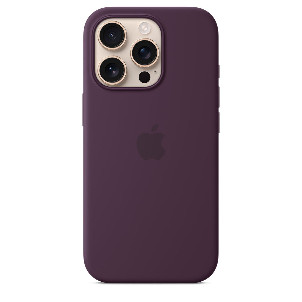 Apple iPhone 16 Pro Silicone Case with MagSafe - Plum (IPHONE 16 PRO SIL CASE PLUM)