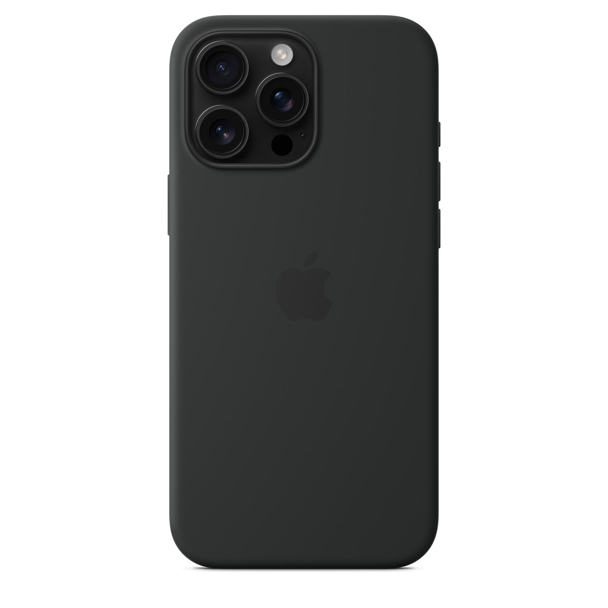 Tapa protectora para teléfono móvil - compatibilidad con MagSafe - silicona - negro - para iPhone 16 Pro Max