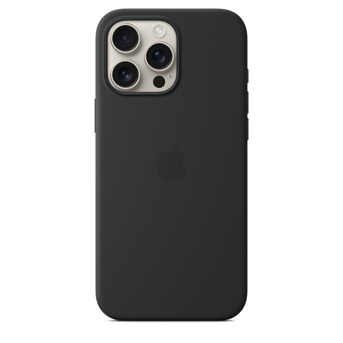 Tapa protectora para teléfono móvil - compatibilidad con MagSafe - silicona - negro - para iPhone 16 Pro Max
