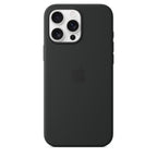 Tapa protectora para teléfono móvil - compatibilidad con MagSafe - silicona - negro - para iPhone 16 Pro Max