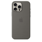 Tapa protectora para teléfono móvil - compatibilidad con MagSafe - silicona - stone grey - para iPhone 16 Pro Max