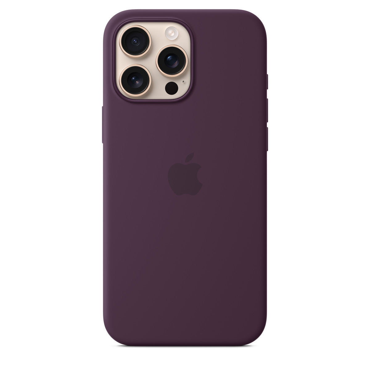 Tapa protectora para teléfono móvil - compatibilidad con MagSafe - silicona - ciruela - para iPhone 16 Pro Max