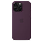 Tapa protectora para teléfono móvil - compatibilidad con MagSafe - silicona - ciruela - para iPhone 16 Pro Max