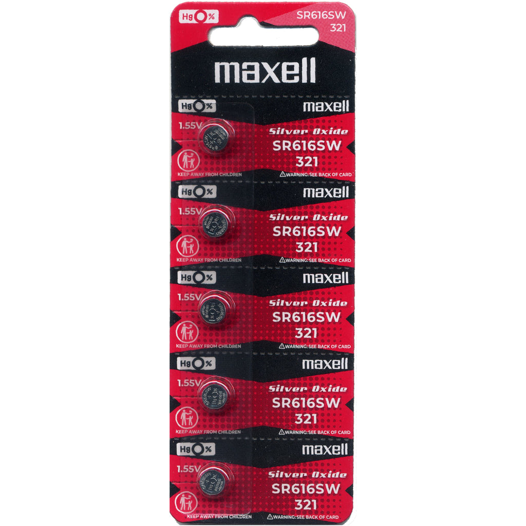 Maxell Pila doméstica de un solo uso SR616SW (3)