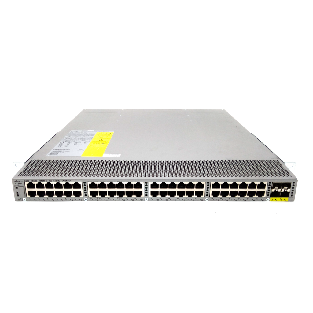Cisco conmutador 48x100/1000-T+4x10GE N2K-C2248TP-E-1GE-RFB – Reacondicionado
