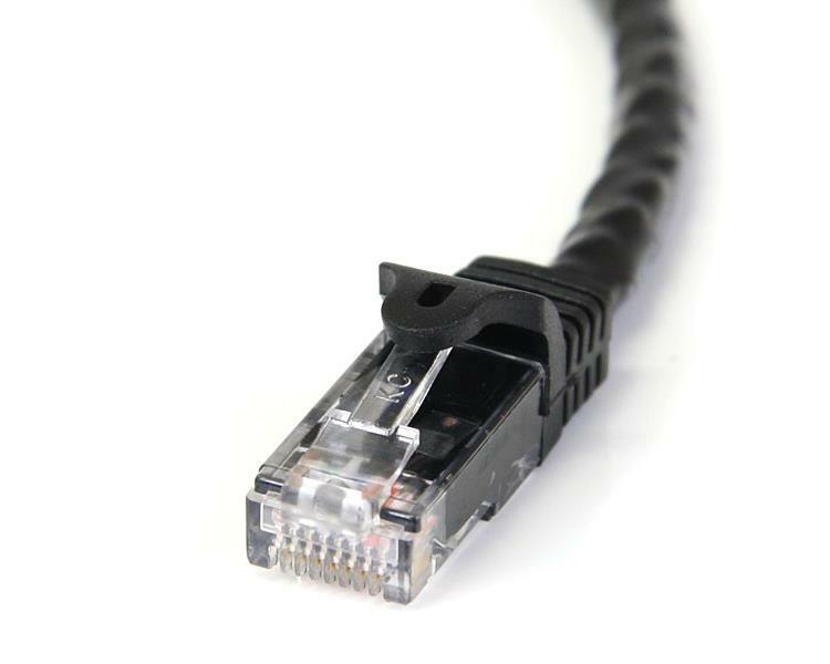 Startech - Category 6, (N6PATC15MBK), Cable de interconexión, RJ-45 (M) a RJ-45 (2)