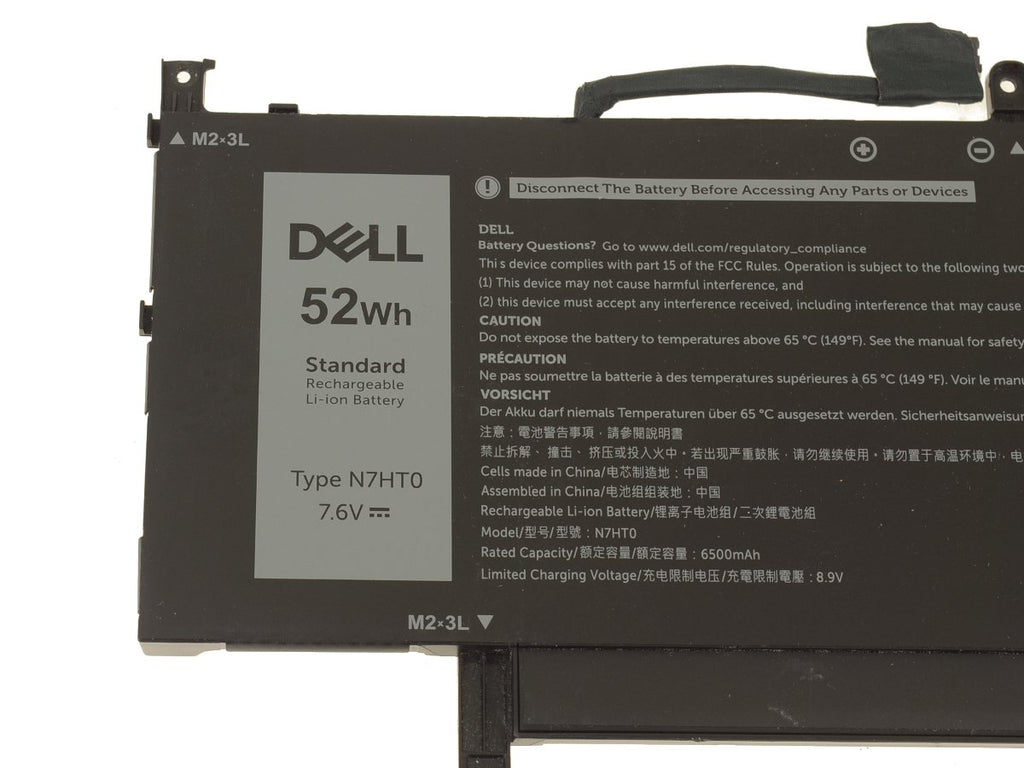 Dell Batería de iones de litio de 52Wh para N7HT0