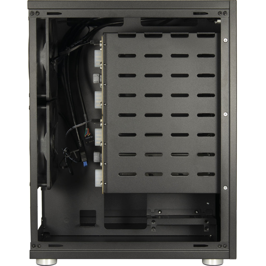 Inter-Tech NAS-8 carcasa para disco duro Negro 2.5/3.5