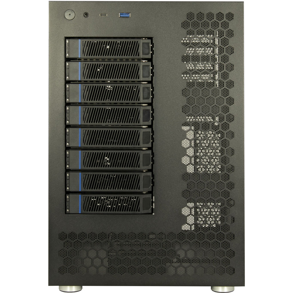 Inter-Tech NAS-8 carcasa para disco duro Negro 2.5/3.5