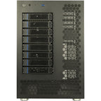 Inter-Tech NAS-8 carcasa para disco duro Negro 2.5/3.5